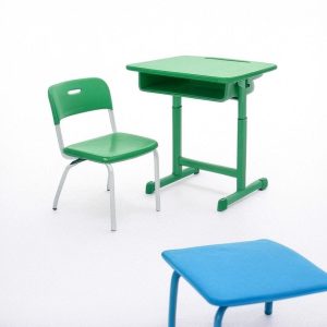 Meja Sekolah Siswa TK Warna Hijau