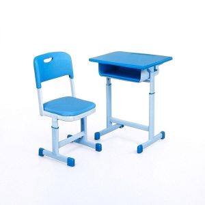 meja siswa TK warna biru